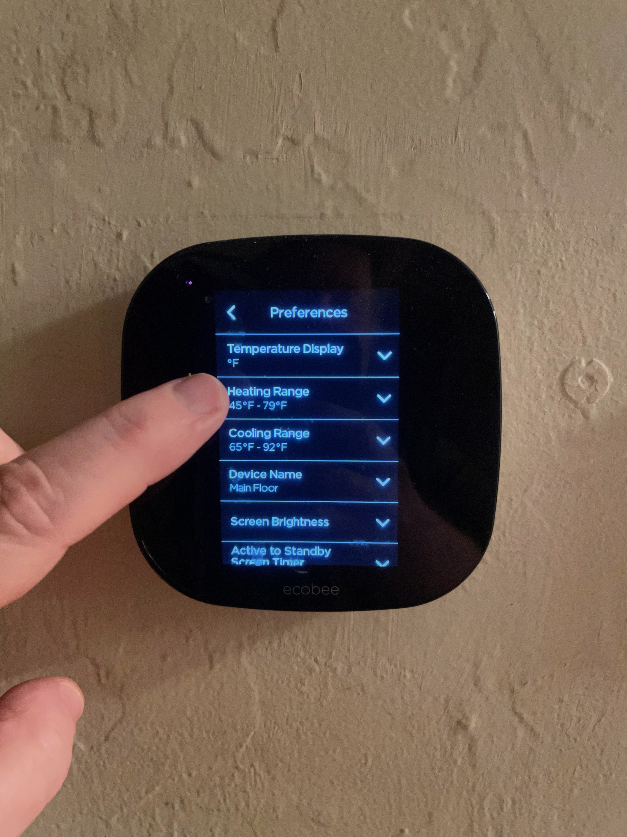 Is there a way to recalibrate this? I was tinkering with my ecobee3